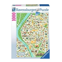 Ravensburger 1000 db-os puzzle - Map of Seville (17607)