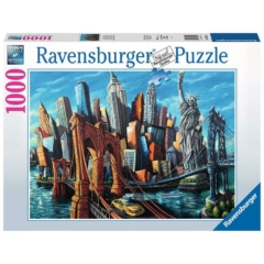 Ravensburger 1000 db-os puzzle - Üdv New Yorkban (16812)