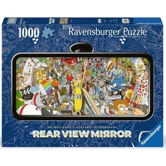 Ravensburger 1000 db-os puzzle - Visszapillantó tükör - Kerékpározás (12001163)