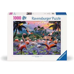Ravensburger 1000 db-os puzzle - Rózsaszín flamingók (12000574)