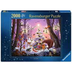 Ravensburger 2000 db-os puzzle - Karácsony az erdőben (12001417)