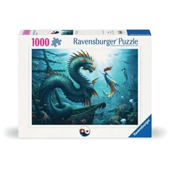 Ravensburger 1000 db-os puzzle - Sárkány, sellő, teknős (12001434)