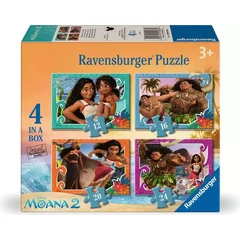 Ravensburger 4 az 1-ben Sziluett puzzle (12, 16, 20, 24db-os) - Vaiana 2 (12004088)