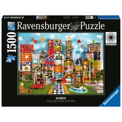 Ravensburger 1500 db-os puzzle - Eames Collectors edition kártyavár (17191)