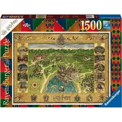 Ravensburger 1500 db-os  puzzle - Hogwarts térkép (12000720)