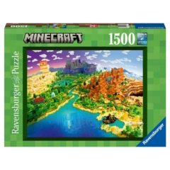 Ravensburger 1500 db-os puzzle - A Minecraft világa (17189) 