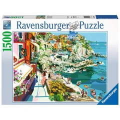 Ravensburger 1500 db-os puzzle - Románc a Cinque Terrén (16953)