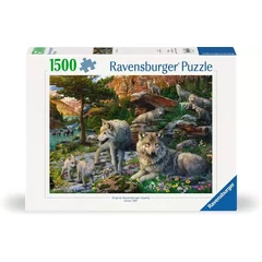 Ravensburger 1500 db puzzle - Farkasok tavasszal (12000719)