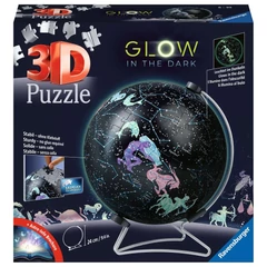 Ravensburger 180 db-os 3D Világító gömb puzzle - Csillaggömb (11544)
