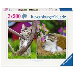 Ravensburger 2 x 500 db-os puzzle - Kiscicák vidéken (12000232)