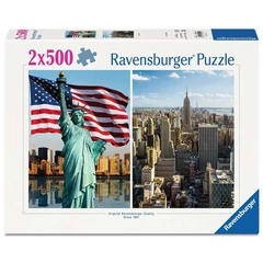 Ravensburger 2 x 500 db-os puzzle - New York (12000242)
