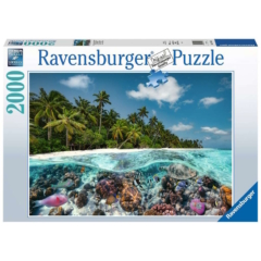 Ravensburger 2000 db-os puzzle - Merülés a Maldív-szigeteknél (17441)