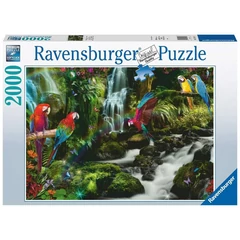 Ravensburger 2000 db-os puzzle - Színes papagájok a dzsungelben (17111)