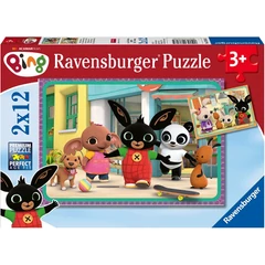 Ravensburger 2 x 12 db-os puzzle - Bing nyuszi mókázik (07618)