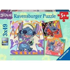 Ravensburger 3 x 49 db-os puzzle - Stitch (12001070)