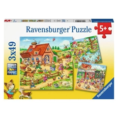 Ravensburger 3 x 49 db-os puzzle - Nyaralás (05249)