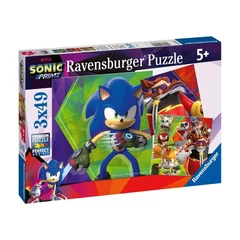 Ravensburger 3 x 49 db-os puzzle - Sonic (05695)