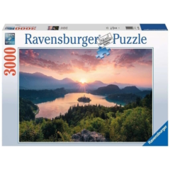 Ravensburger 3000 db-os puzzle - Bledi-tó, Szlovénia (17445)