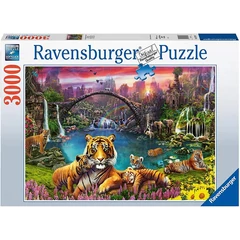 Ravensburger 3000 db-os puzzle - Tigrisek a paradicsomban (16719)