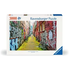 Ravensburger 3000 db-os puzzle - Utcai művészet Amszterdamban (12000807)