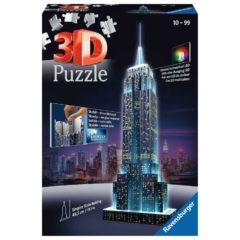 Ravensburger 216 db-os 3D Night edition puzzle - Empire State Building (12566)