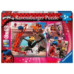 Ravensburger 3 x 49 db-os puzzle - Hős katicabogár (05189)