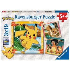Ravensburger 3x49 db-os puzzle - Pokémon (12004062)
