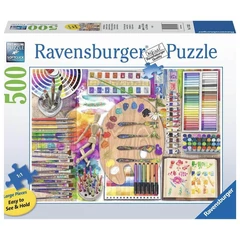 Ravensburger 500 db-os puzzle - A művész palettája (17535)