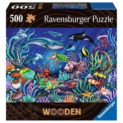 Ravensburger 500 db-os fa puzzle - WOODEN - Under the Sea (17515)