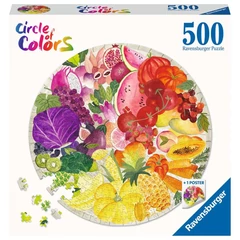 Ravensburger 500 db-os kör puzzle - Gyümölcs és zöldség (17169)