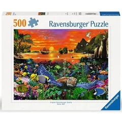 Ravensburger 500 db-os puzzle - Teknős a korallzátonyon (12000225)