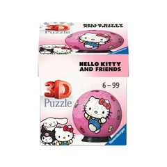 Ravensburger 55 db-os 3D puzzle - Hello Kitty és Barátai Balls - Hello Kitty (11629)
