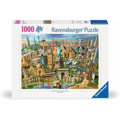 Ravensburger 1000 db-os puzzle - A világ nevezetességei (12000332)