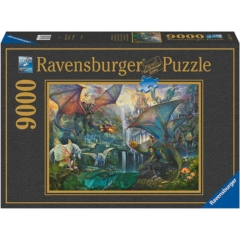 Ravensburger 9000 db-os puzzle - Varázslatos sárkányerdő (16721)