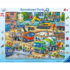 Ravensburger 24 db-os keretes puzzle - Építkezés (05142)