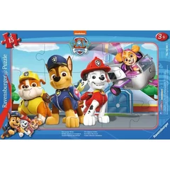 Ravensburger 15 db-os puzzle - Mancs őrjárat - Bátor kutyik (05681)