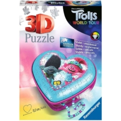 Ravensburger 54 db-os 3D  puzzle - Trollok a világ körül dobozka (11232)