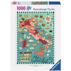 Ravensburger 1000 db-os puzzle - Map of Italy - Sweet (12001237)