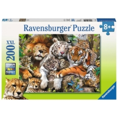Ravensburger 200 db-os XXL puzzle - Nagymacskák pihenője (12721)