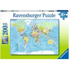 Ravensburger 200 db-os XXL puzzle - Világtérkép (12890)