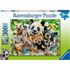 Ravensburger 300 db-os XXL puzzle - Vadvilág Selfie (12893)
