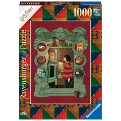 Ravensburger 1000 db-os puzzle - Harry Potter - Otthon a Weasley családdal (16516)