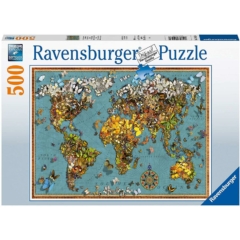 Ravensburger 500 db-os puzzle - Pillangók világa (15043)