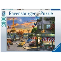 Ravensburger 2000 db-os puzzle - Romantikus este Párizsban (16716)