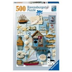 Ravensburger 500 db-os puzzle - Tengerparti emlékek (16588)