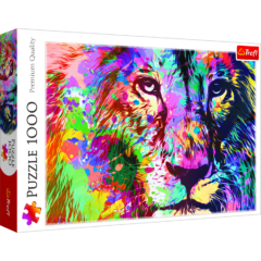 Trefl 1000 db-os puzzle - Colorful Lion (10707)