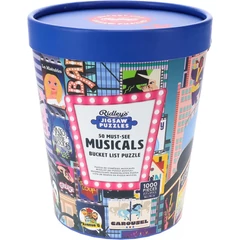 Ridley's Games 1000 db-os puzzle - 50 Must-See Musicals Bucket List (29133)