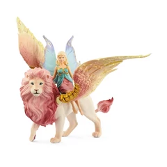 Schleich 70714 Tündér szárnyas oroszlánon játékszett - bayala