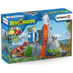 Schleich 42564 A nagy vulkánexpedició játékszett - Dinoszauruszok