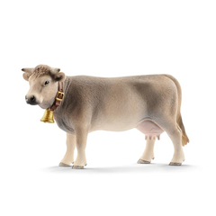 Schleich 13874 Barna szarvasmarha tehén figura - Farm World
